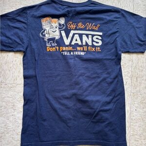 Vans Classic Fit T-Shirt in Dark Blue